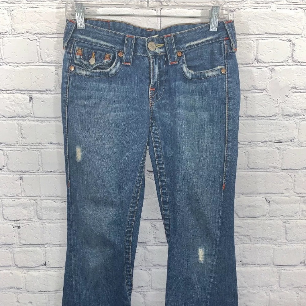 True Religion Joey Twisted Flare Leg 26 x 30